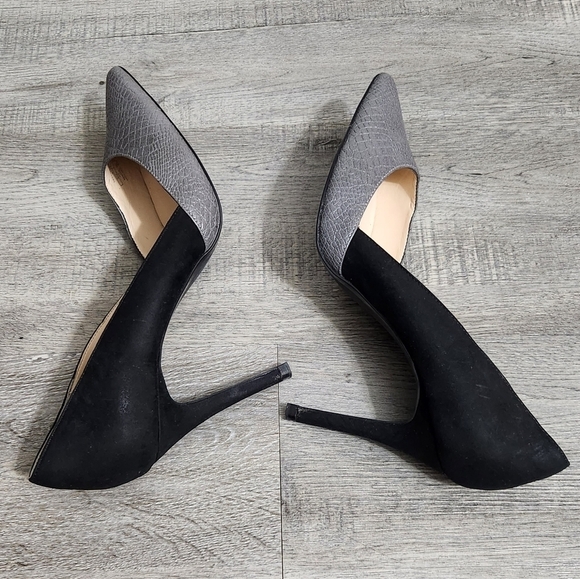 Zara Women's Pointy Block color heels - Picture 8 of 11